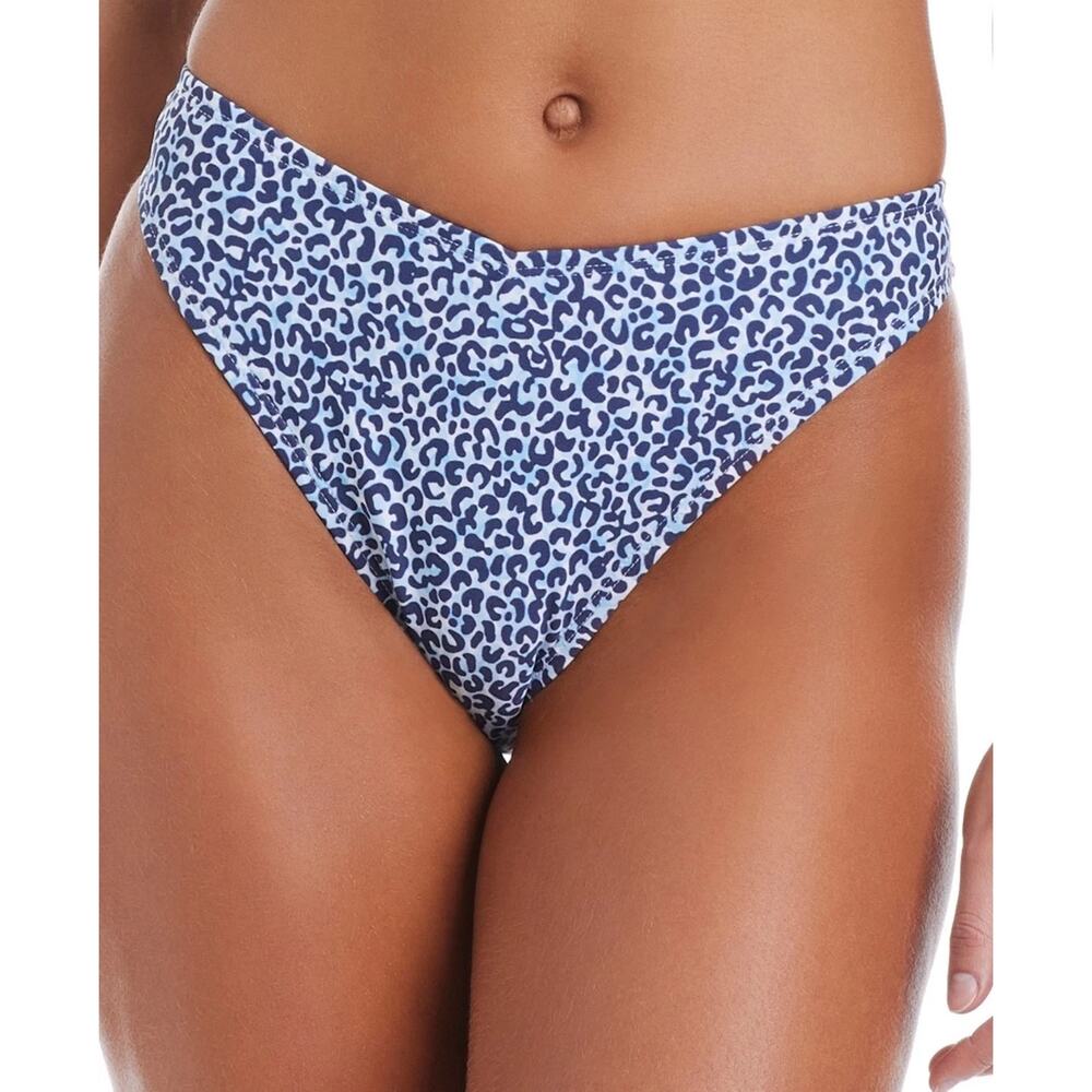 Bar III Women's Hipster Bikini Swim Bottom Blue Size S 1934